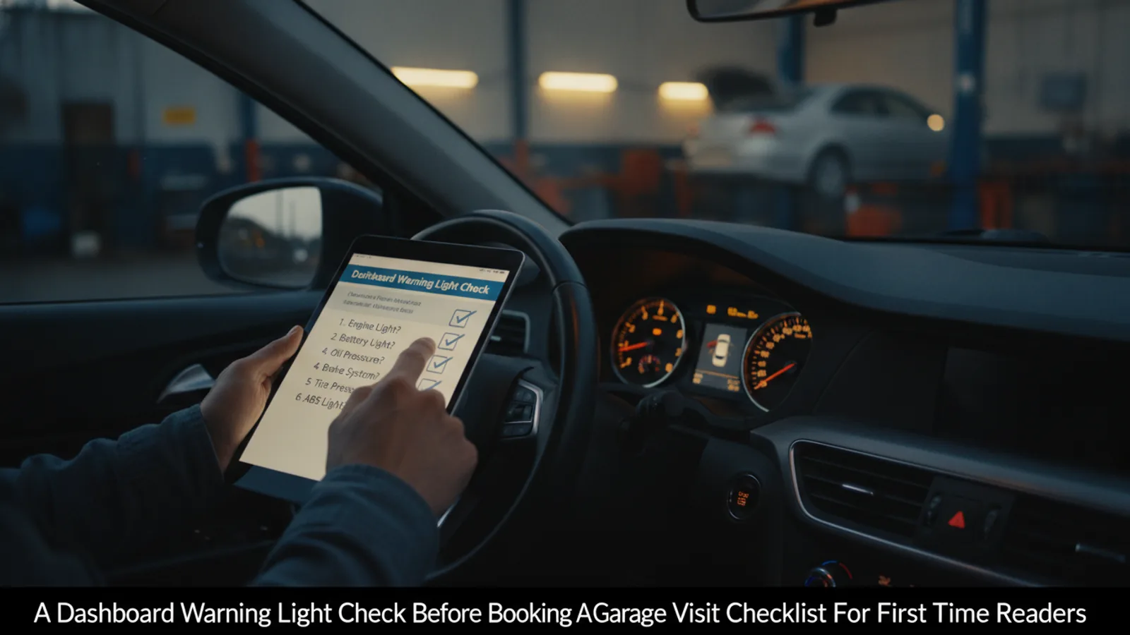 A Dashboard Warning Light Check Before Booking A Garage Visit Checklist For First Time Readers cover image