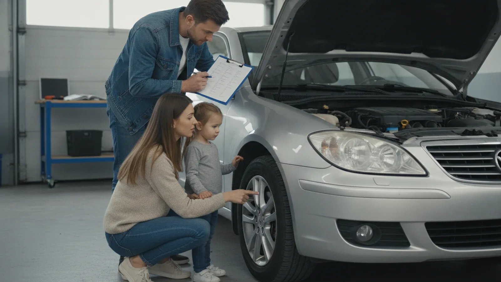 A Pre Purchase Check For A Used Family Car Checklist For First Time Readers cover image