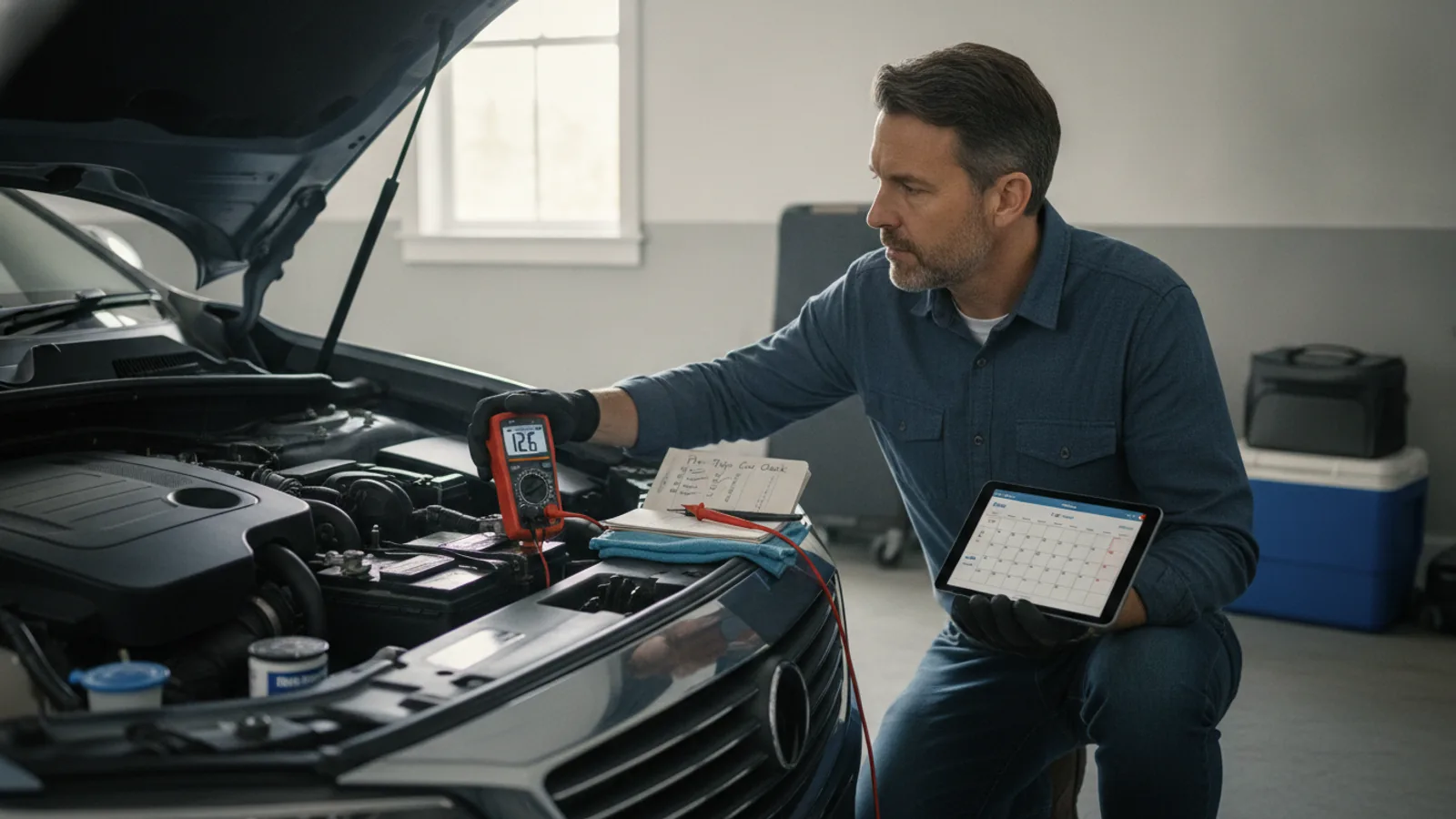 How To Plan A Car Battery Check Before A Long Trip cover image